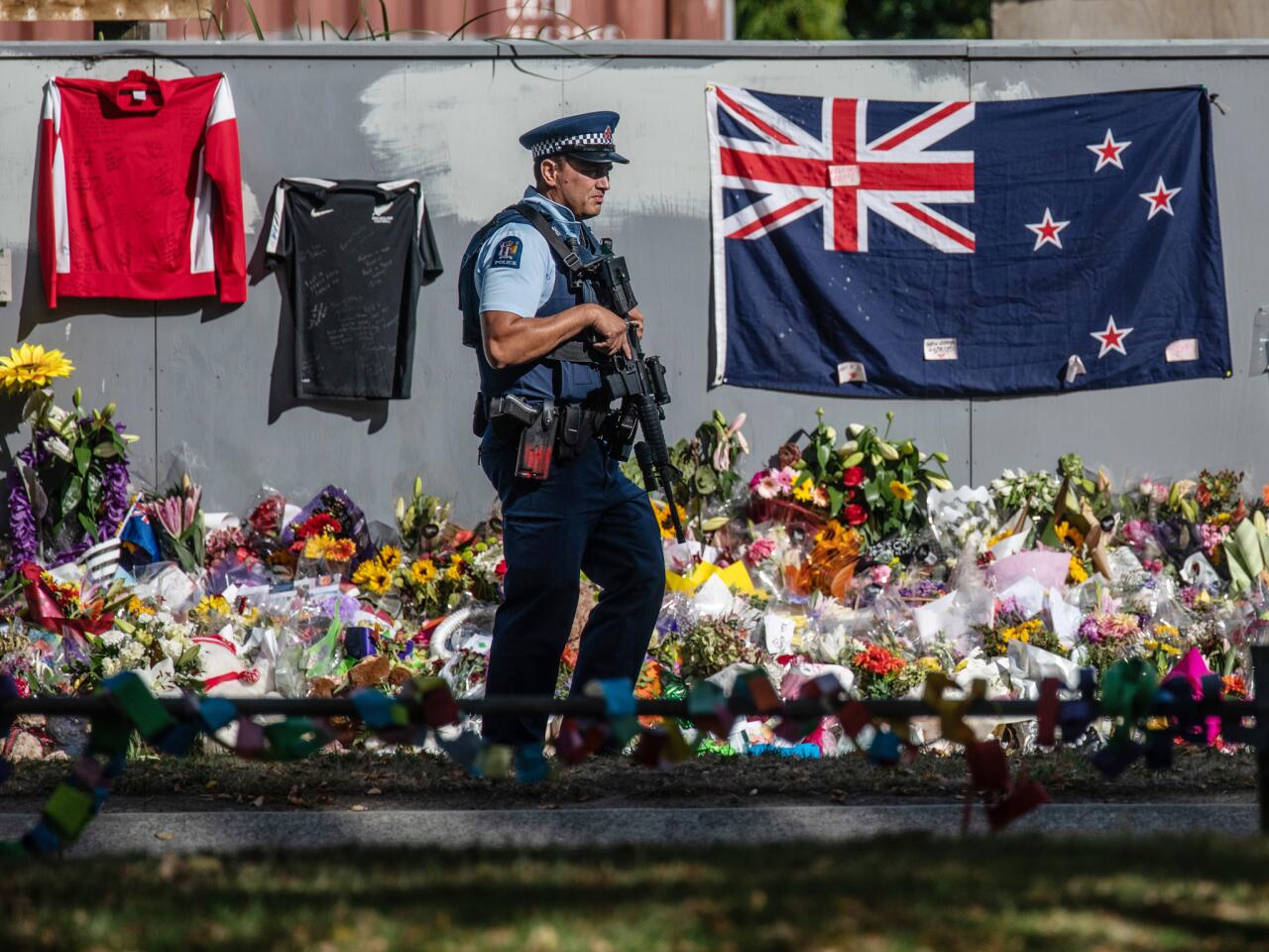 New Zealand falls silent for mosque attacks