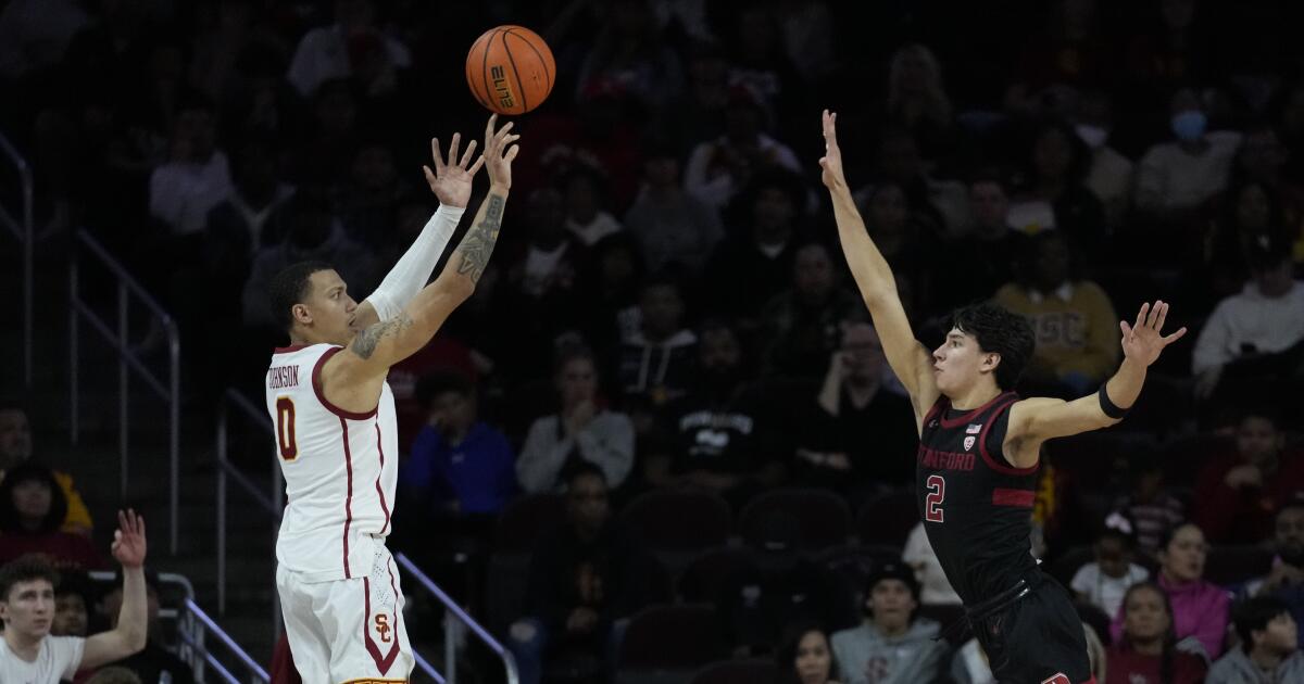 El gran juego de Kobe Johnson impulsa a la USC a la victoria sobre Stanford