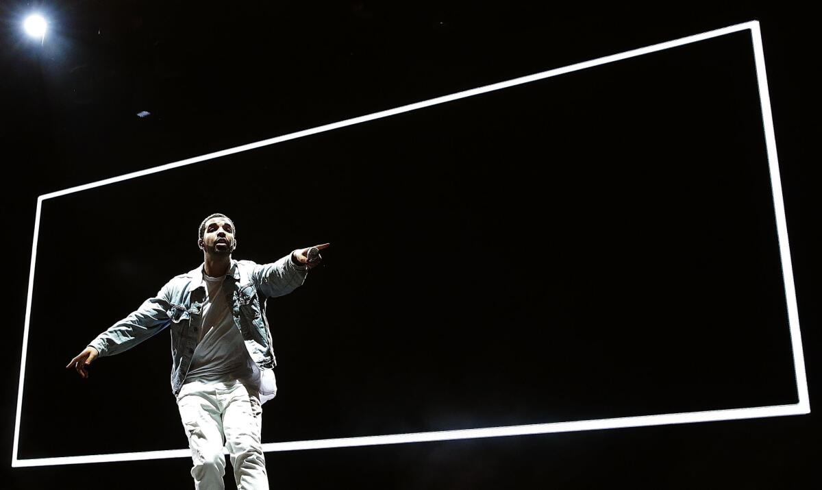 Drake performs during the Future Music Festival at Royal Randwick Racecourse on Feb. 28, 2015, in Sydney, Australia.