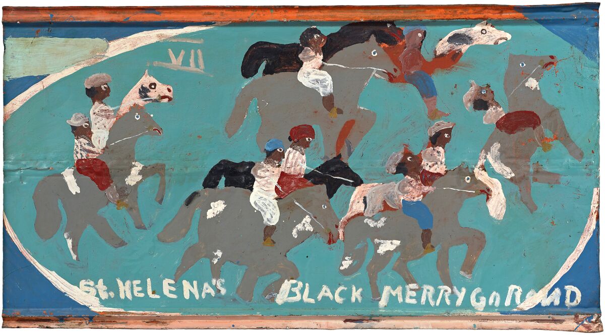 "St. Helena’s Black Merry Go Rond" by Sam Doyle
