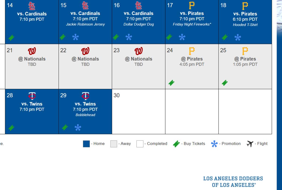 Official Los Angeles Dodgers Website