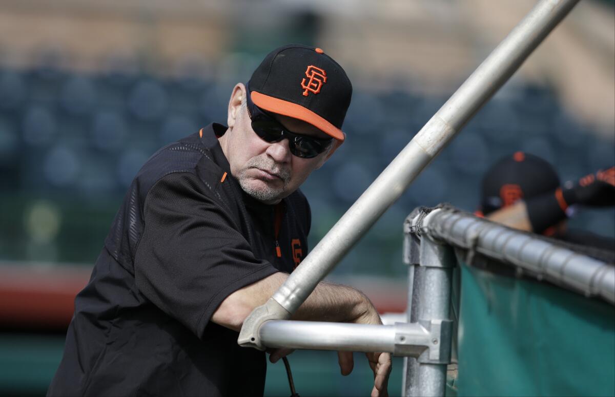Giants manager Bruce Bochy underwent a heart procedure to insert two stents after feeling discomfort.