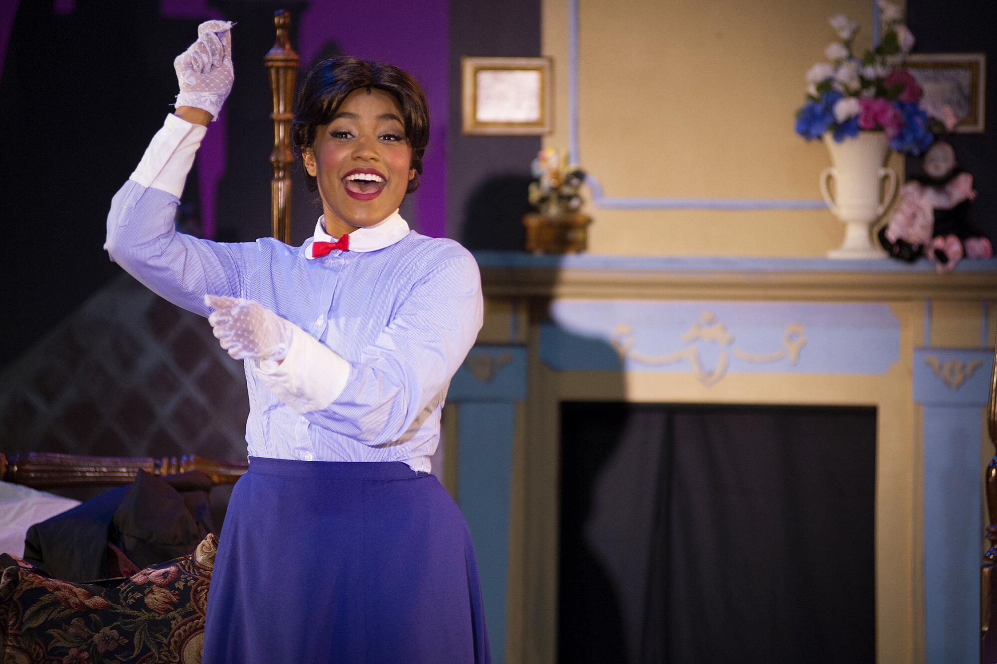 Taylor Iman Jones performs in Berkeley Playhouse's "Mary Poppins" in 2014