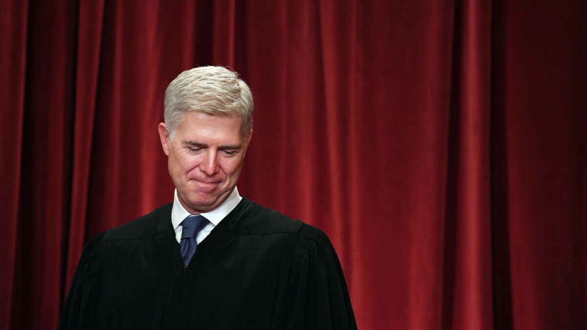 Justice Neil M. Gorsuch wrote the Supreme Court's majority opinion in Epic Systems Corp. vs. Lewis.