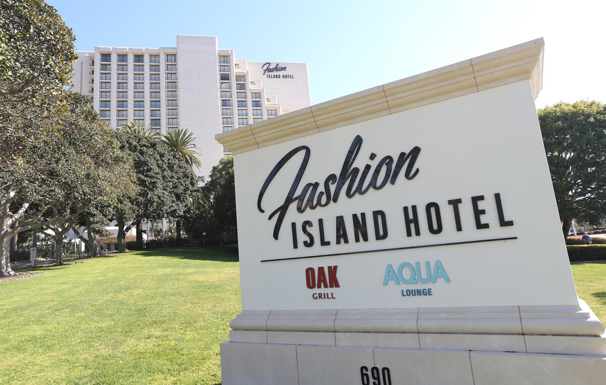 Fashion Island hotel to be replaced with Pendry Newport Beach following  acquisition - Los Angeles Times