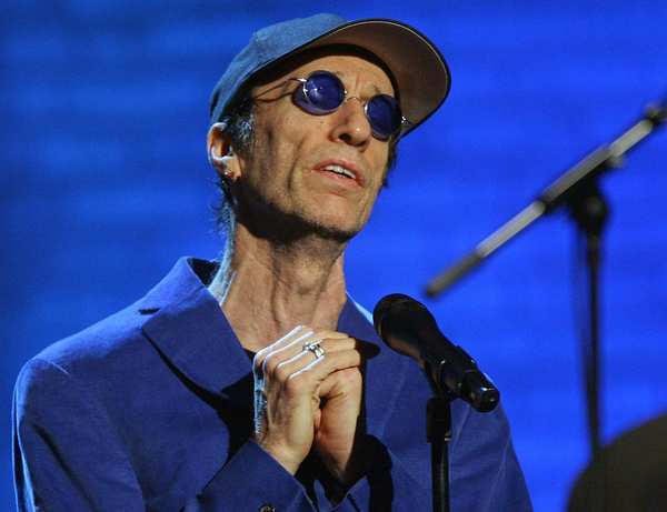 Robin Gibb performs during the Jose Carreras Gala rehearsal in Leipzig, Germany.