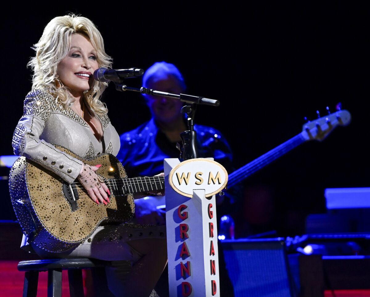 The special "Dolly Parton: 50 years at the Opry" airs Nov. 26 on NBC.