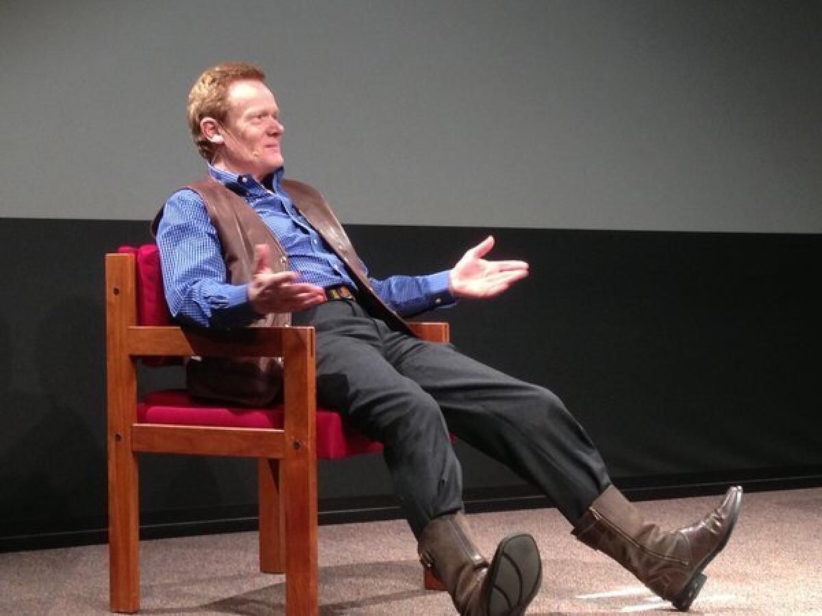 Philippe Petit, star of the documentary "Man on Wire," taught audience members how to tie knots in promoting his book "Why Knot?"