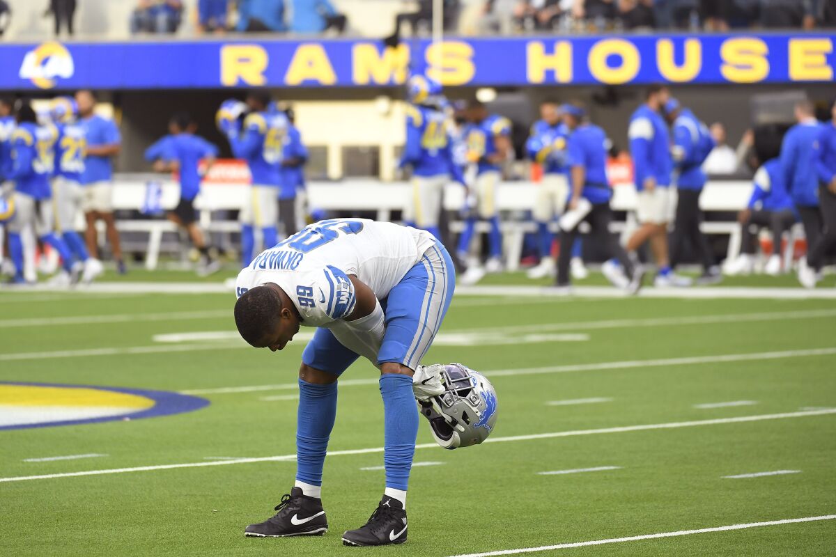 Despite loss to Rams, winless Lions show signs of progress - The