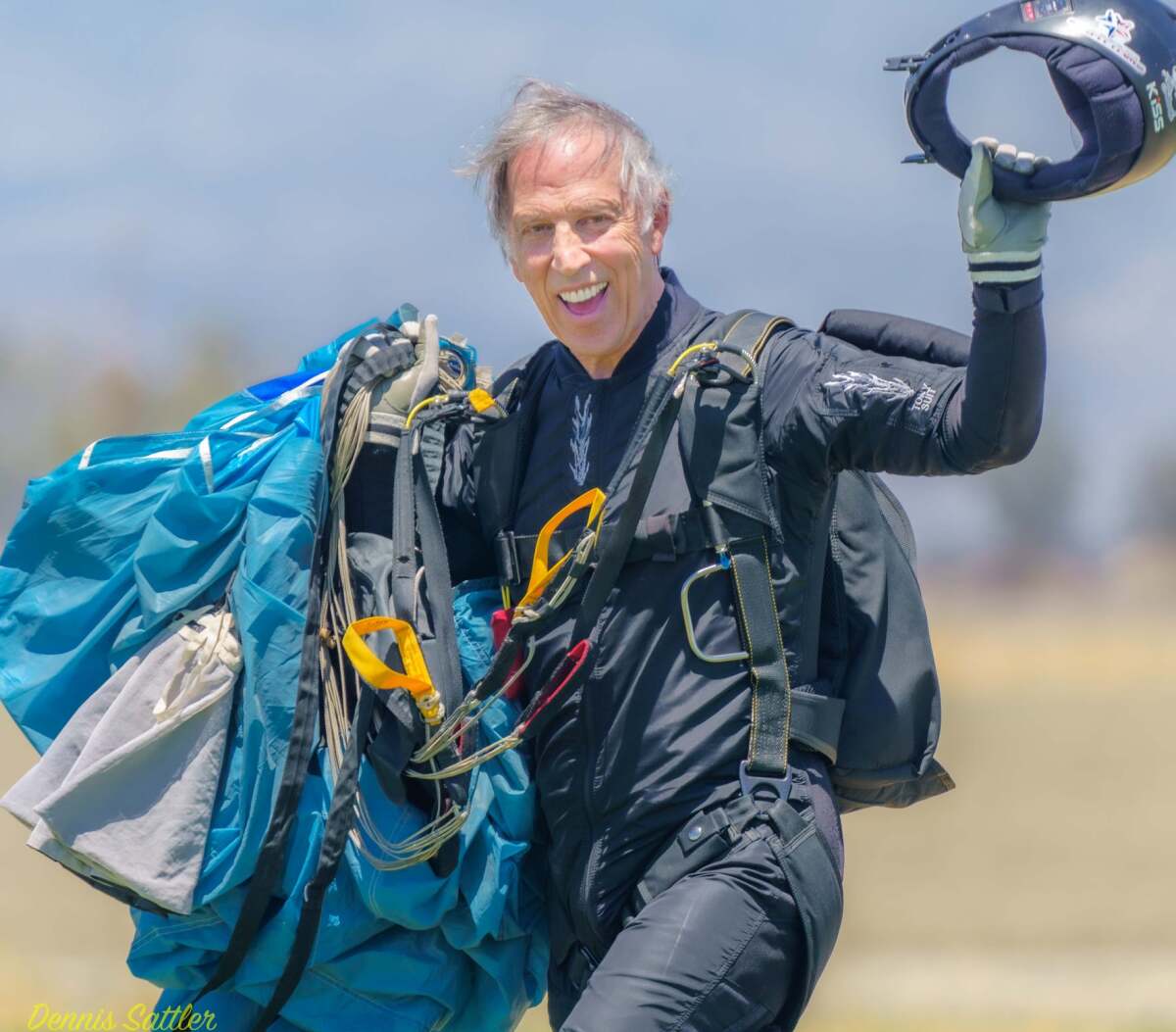 UCSD professor Steve Briggs participated in a group of skydivers older than 60 who attempted a record-breaking dive.
