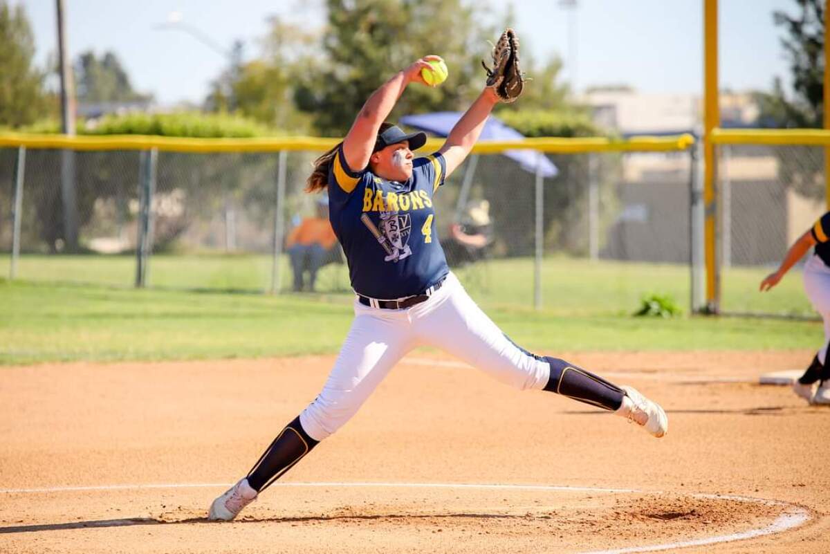 Giulianna Clavel's best pitch is her change-up.