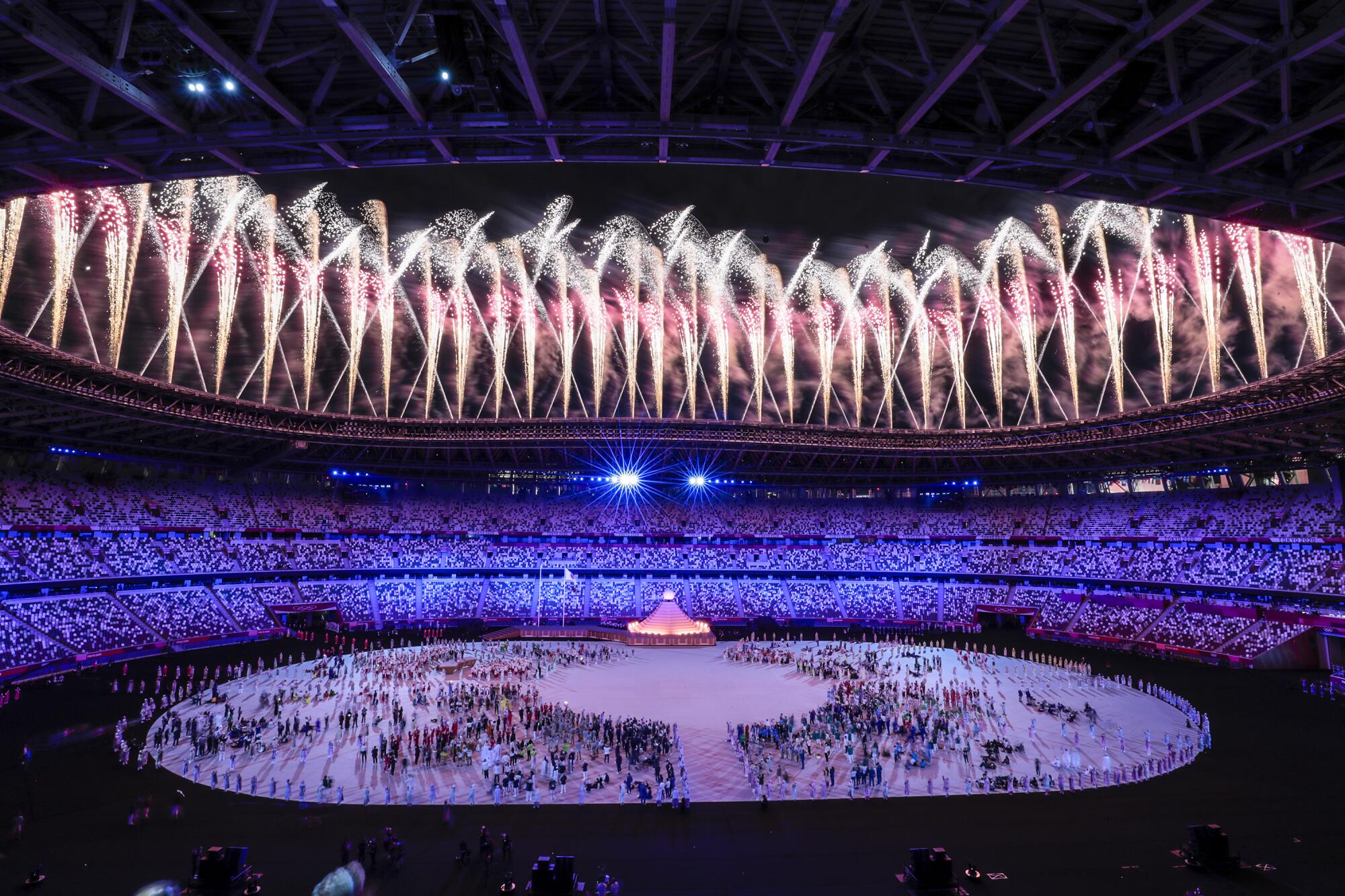 The opening ceremony of the Tokyo Olympics
