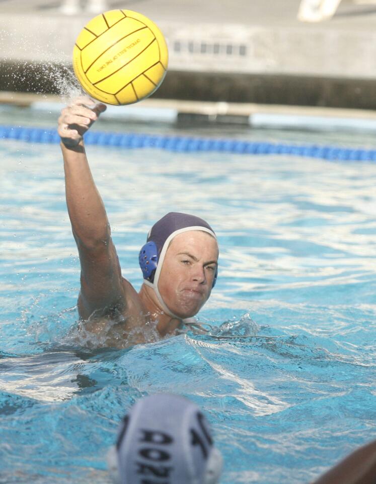 CV's Ben Horton attempts to make a shot but misses during a match against Cerritos at PCC on Wednesday, October 3, 2012.