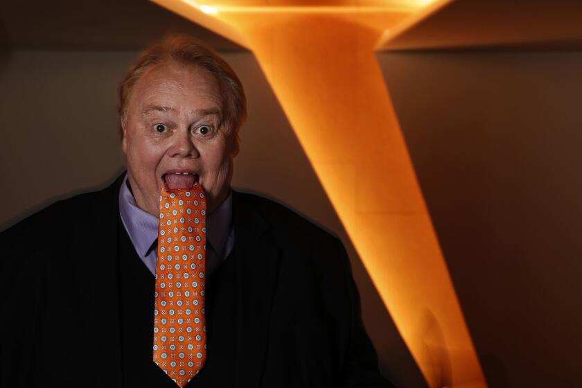 LOS ANGELES, CA-MARCH 7, 2018: Comedian Louie Anderson, who stars in the FX series "Baskets," is photographed at 20th Century Fox Studios in Los Angeles on March 7, 2018. (Mel Melcon/Los Angeles Times)
