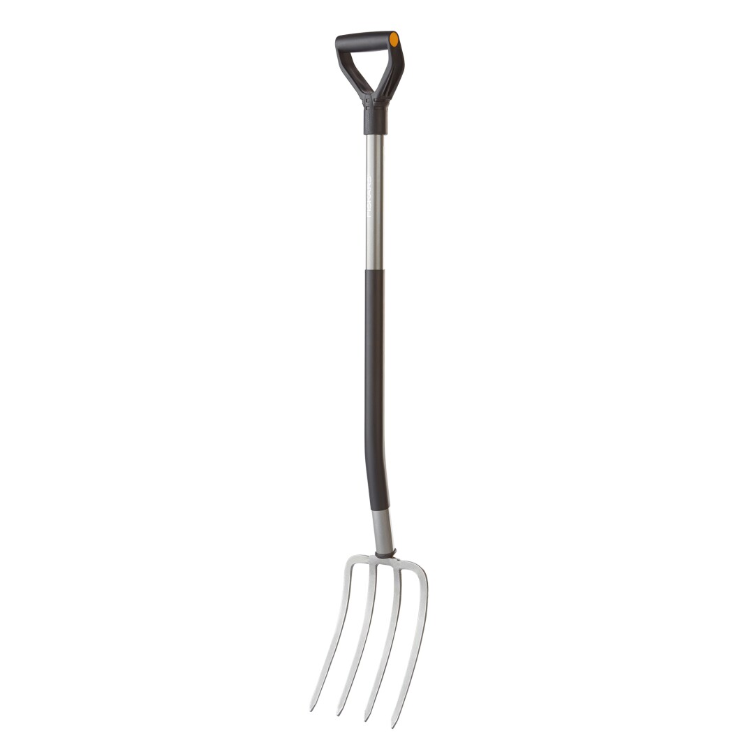 Ergo 47" D-handle Steel Garden Fork from Fiskars.