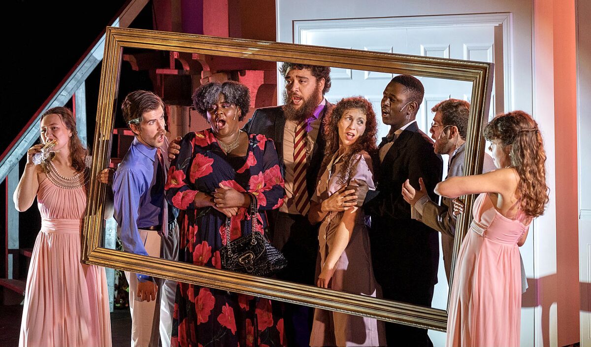 A scene from Opera Neo's 2019 production of "The Marriage of Figaro."