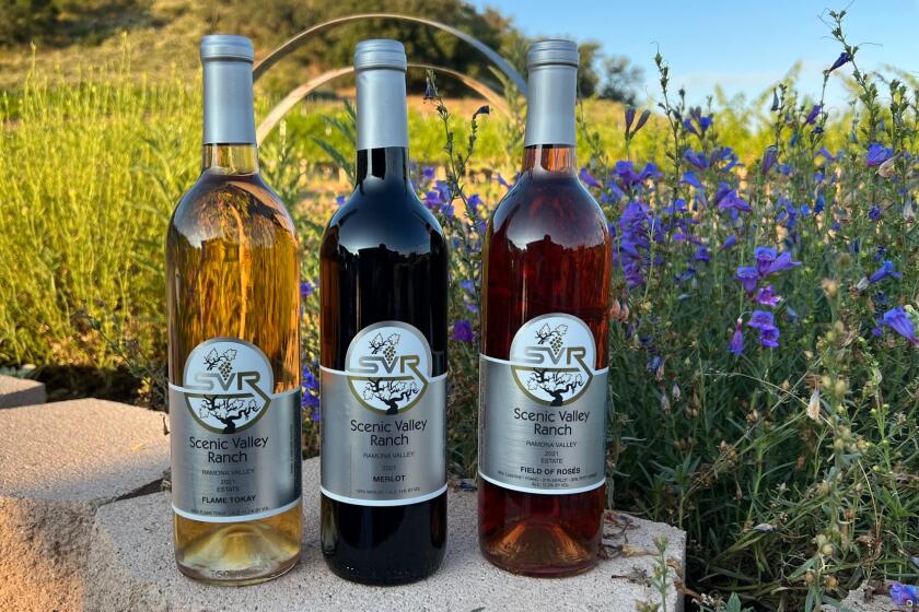 A trio of wines from Scenic Valley Ranch Vineyards will be available for tasting at the Cheers to the Valley Wine Festival.