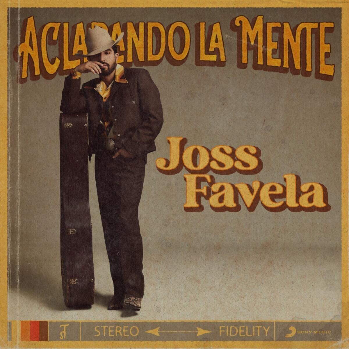 En esta imagen proporcionada por Sony Music el arte del álbum "Aclarando la mente" de Joss Favela. 
