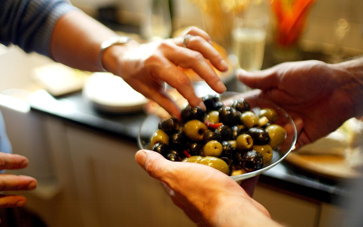 Cumin-cured olives