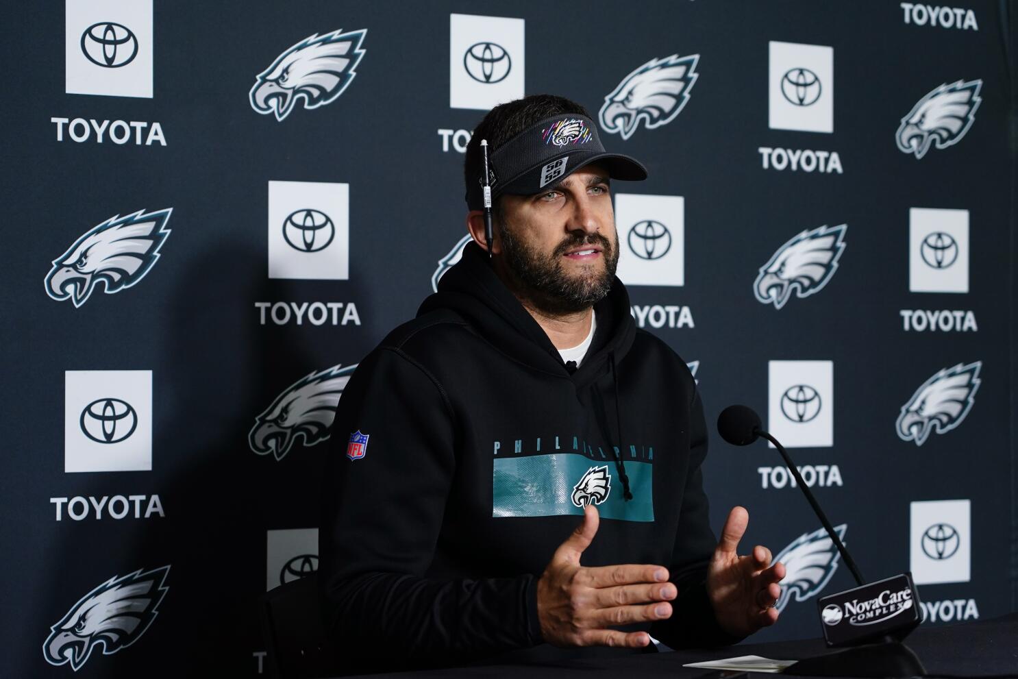 Eagles rookie coach Nick Sirianni faces former team - The San