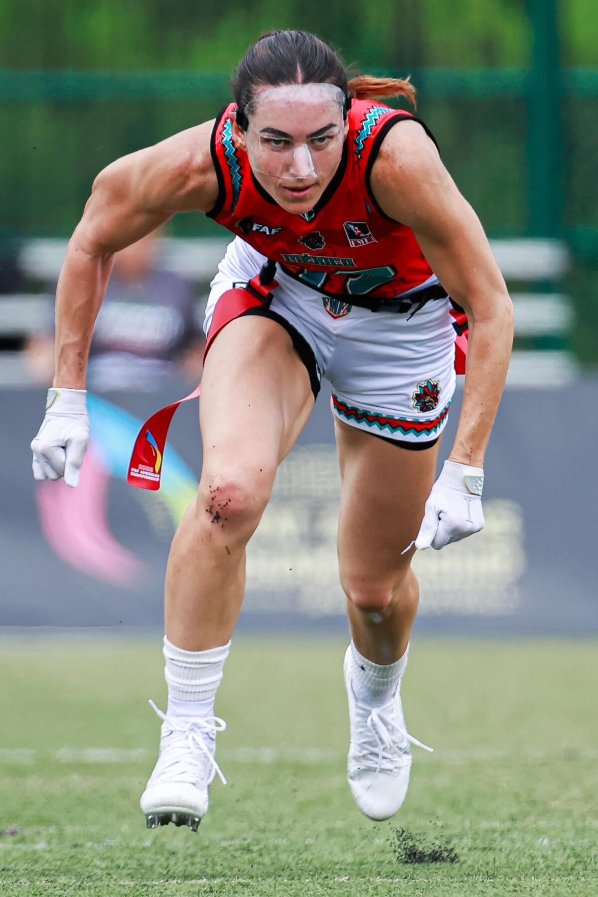 Rebeca Landa fue parte del equipo mexicano de flag fooball que ganó los Juegos Mundiales en 2022.