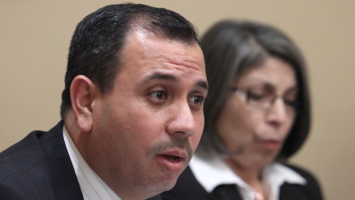 State Sen. Tony Mendoza, D-Artesia, had a bill signed by the governor Monday that removes the word "alien" from state labor codes.