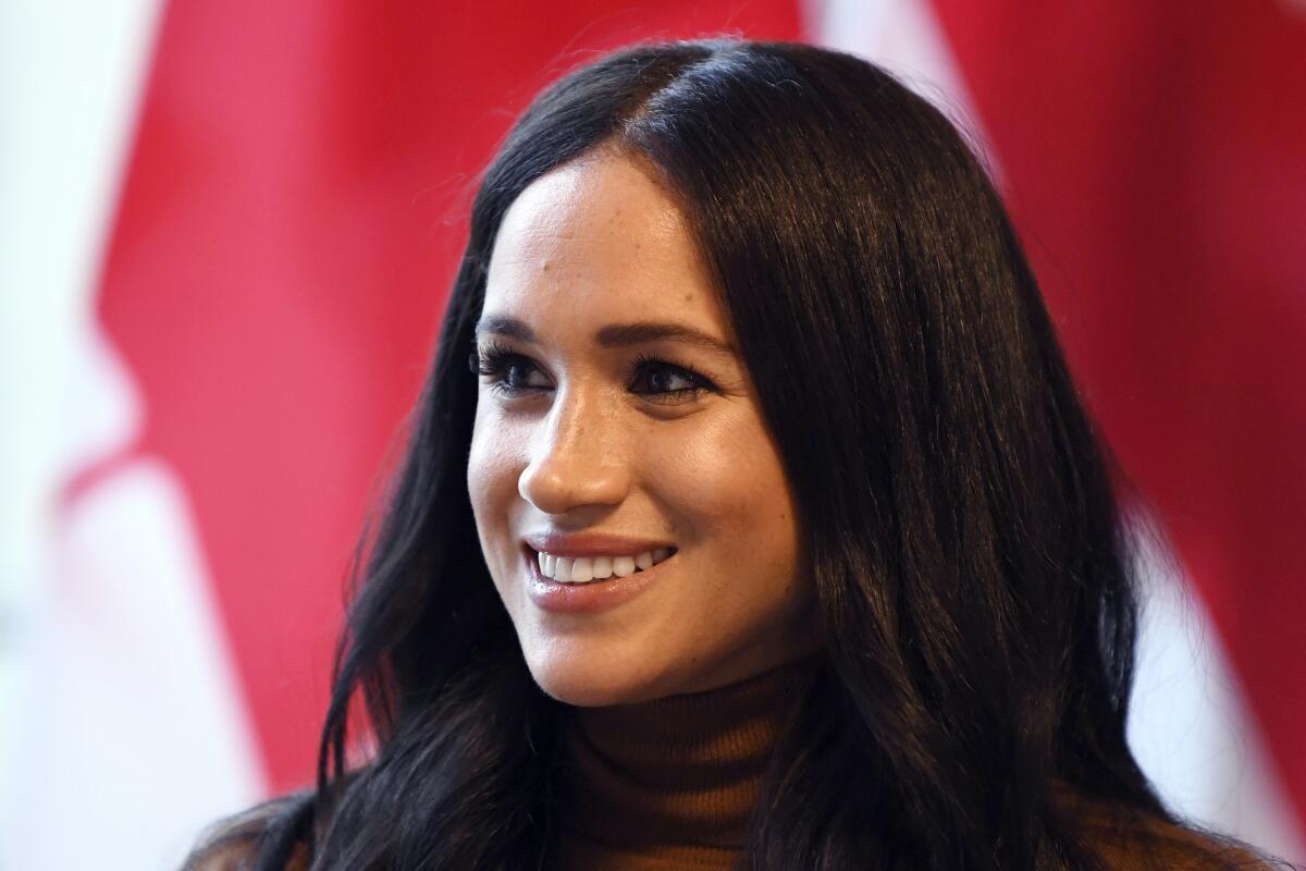 Meghan Markle smiling