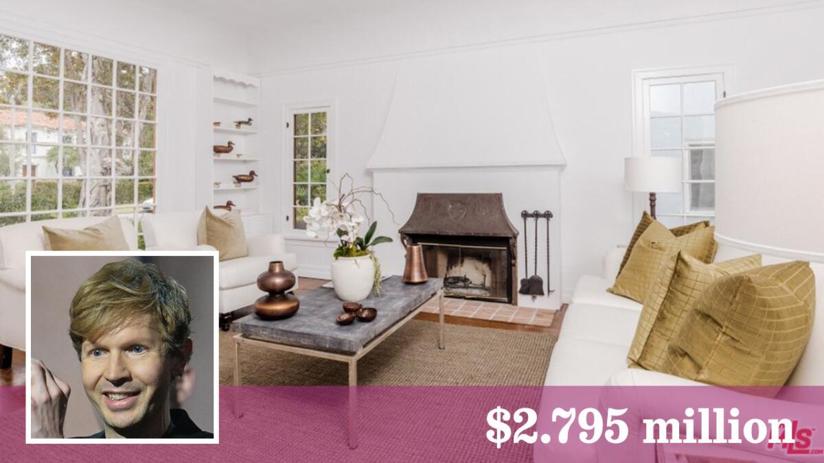 Singer-songwriter Beck and his actress-wife, Marissa Ribisi, have listed a Santa Monica house they bought earlier this year for sale at $2.795 million.