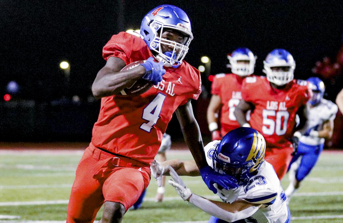 Los Alamitos' Damian Henderson Vs. Santa Margarita.