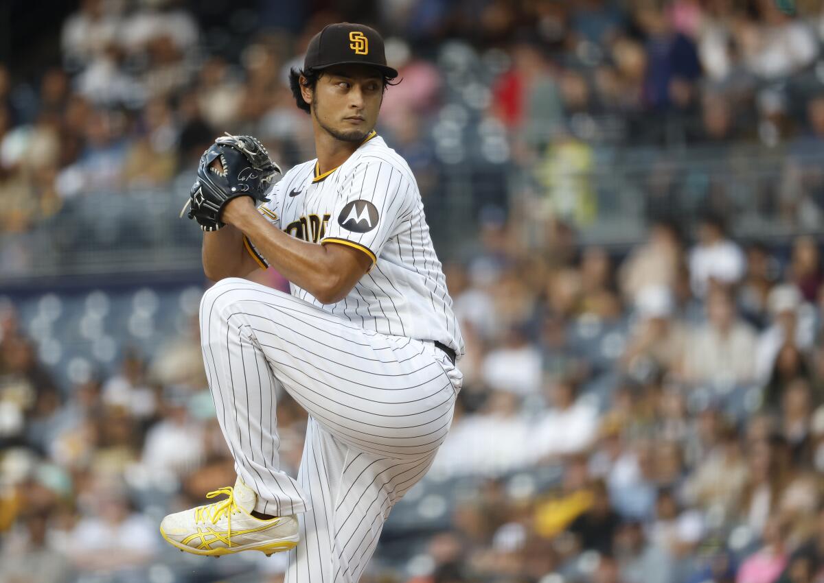 Padres notes: Yu Darvish to see elbow specialist; Garrett Cooper stepping  up; Trent Grisham gets day off - The San Diego Union-Tribune