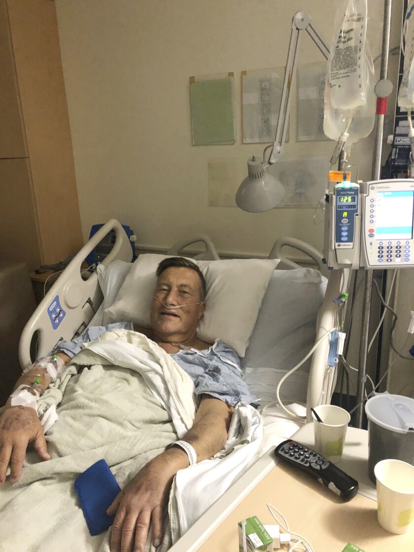 Herb Hoeptner after his transplant surgery