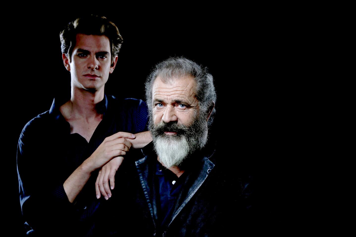 Andrew Garfield and Mel Gibson, 'Hacksaw Ridge'