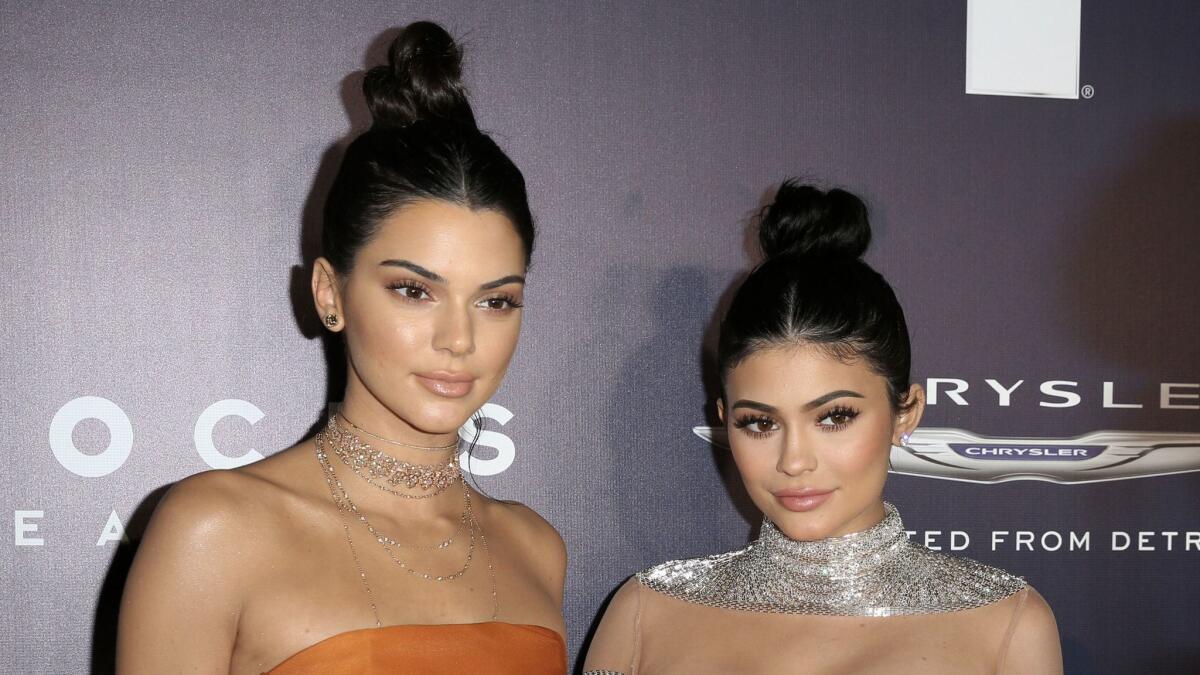 Kendall Jenner, left, and Kylie Jenner.