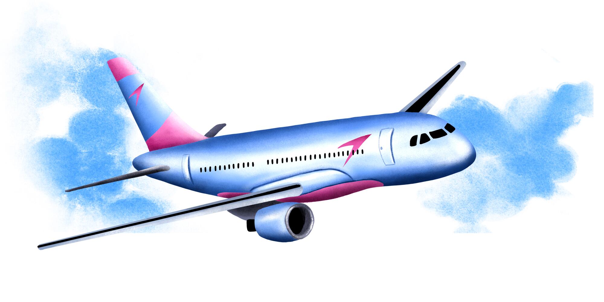 Illustration of an airplane