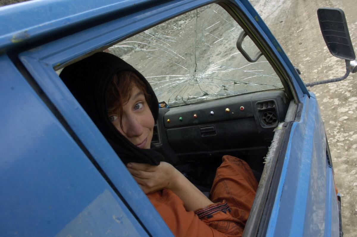 Former Chicago Tribune reporter Kim Barker in Khost, Afghanistan in June 2005.