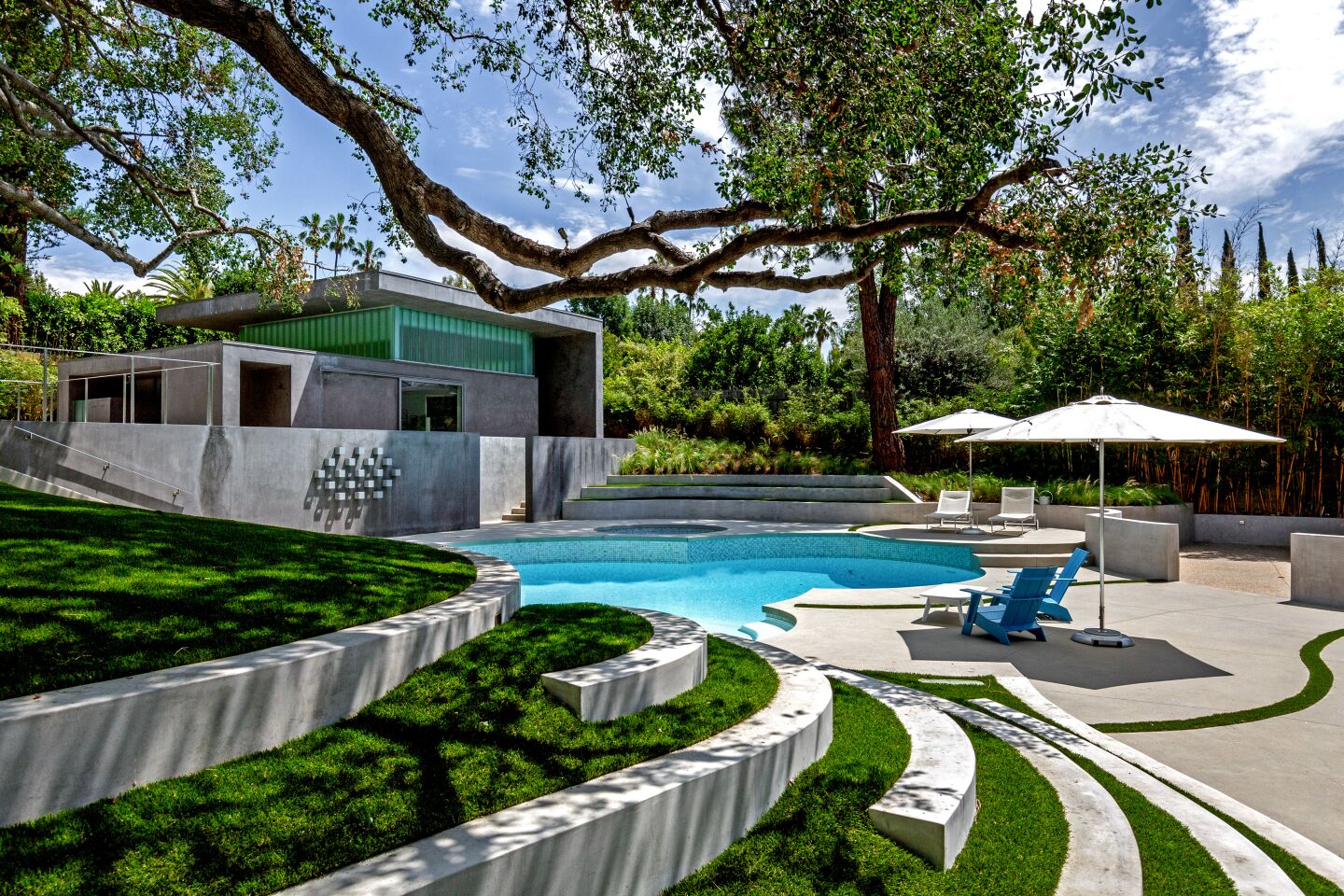 A whole-house solar system helps reduce the home's energy footprint.