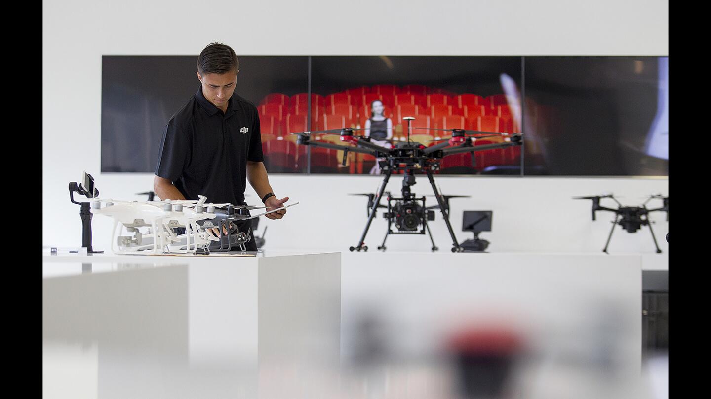 Photo Gallery: Preview of the new DJI drone store in Costa Mesa