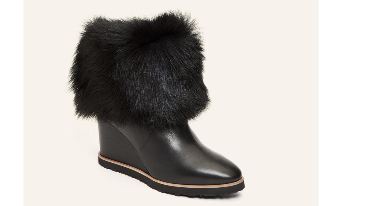 Orthopedic surgeon Taryn Rose is back at the helm of her brand for fall/winter 2017. The Massima boots, like everything else in her line, was designed with comfort in mind. Made of calf and shearling, this boot retails for $750. (Taryn Rose)