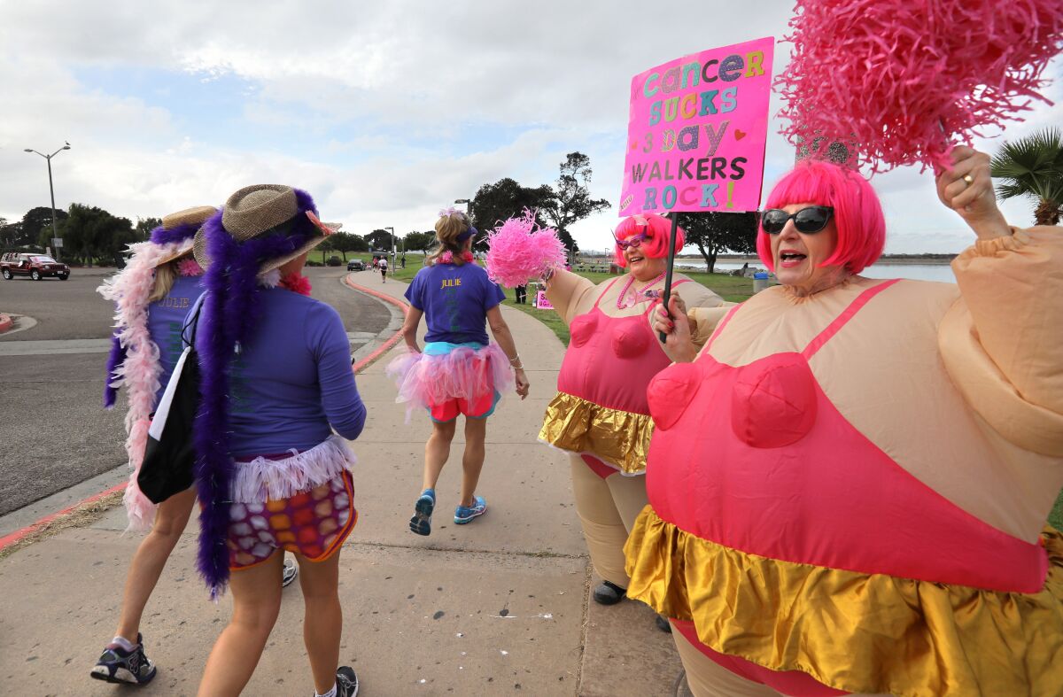 A photo of Susan G. Komen 3-Day