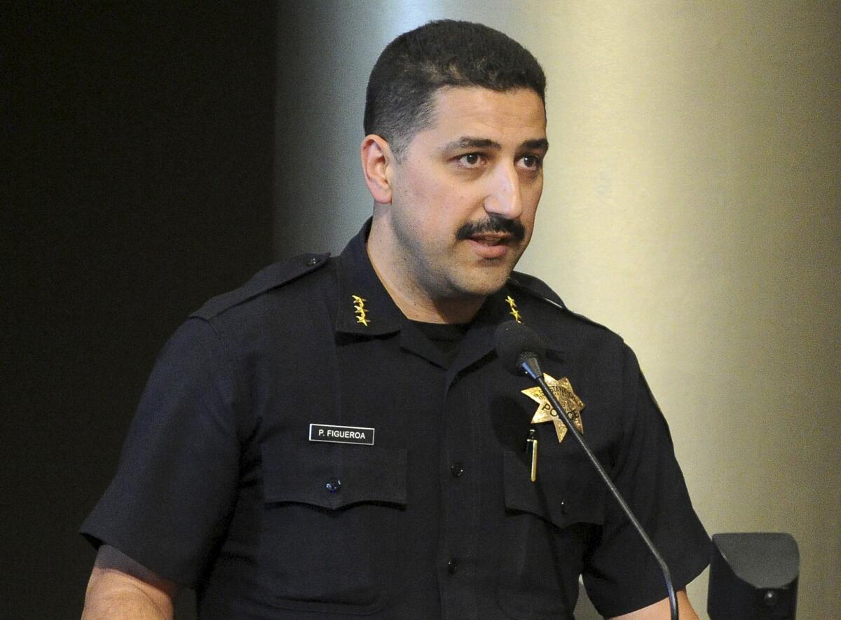 Paul Figueroa, who resigned two days after being appointed Oakland police chief, is seen in 2013.