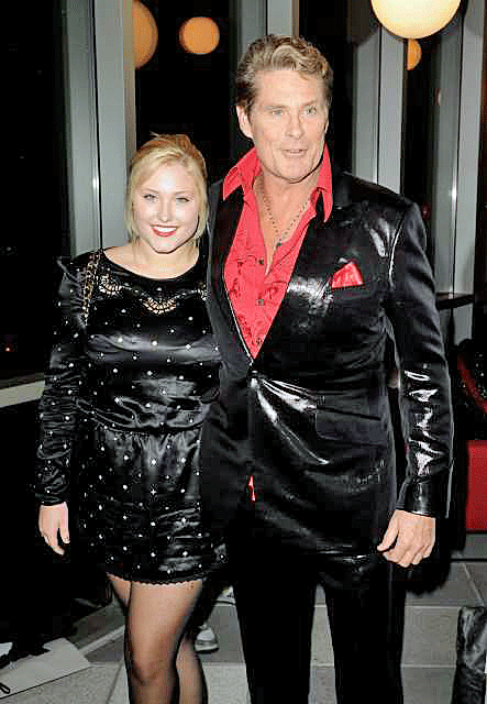 Hayley and David Hasselhoff