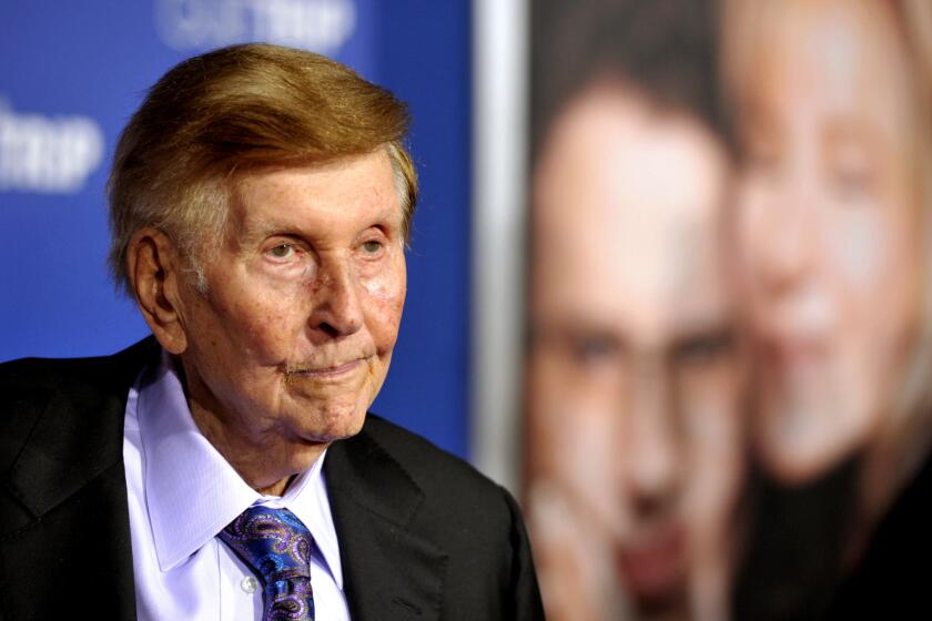 Sumner Redstone at a premiere in 2012.