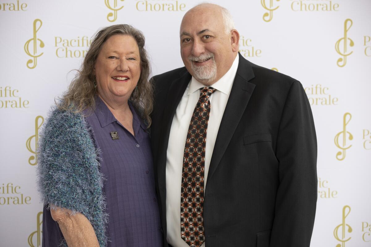Alison Stein and gala honoree Richard Stein.