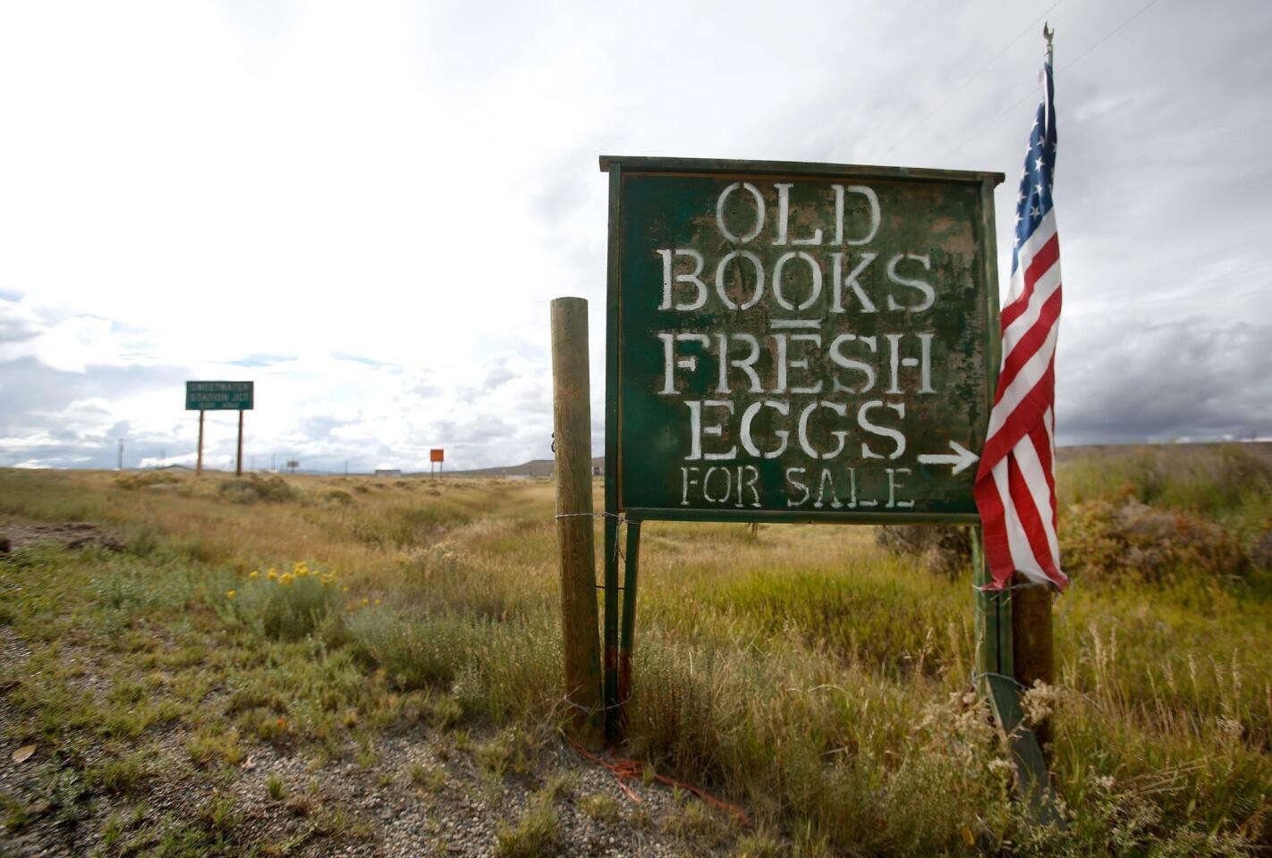 Old books and fresh eggs