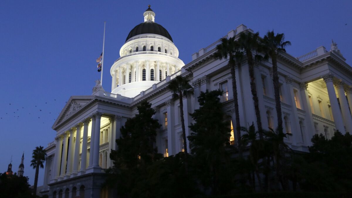 California's state Capitol.