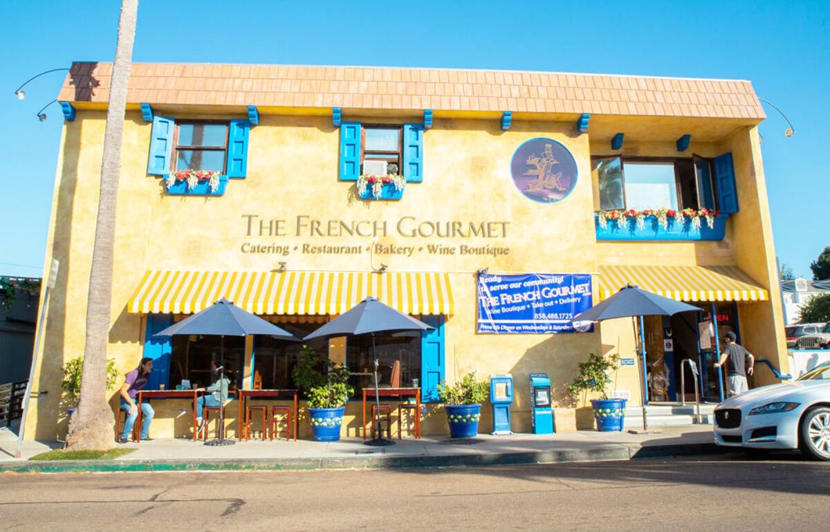 The French Gourmet in Pacific Beach.