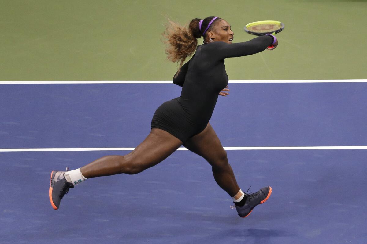 The Sports Report: Serena Williams is back in the U.S. Open final - Los Angeles Times