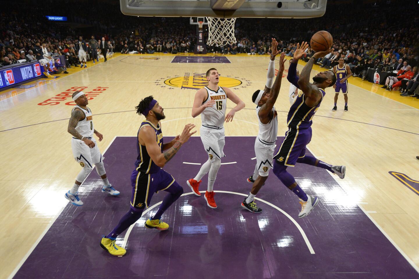Denver Nuggets v Los Angeles Lakers