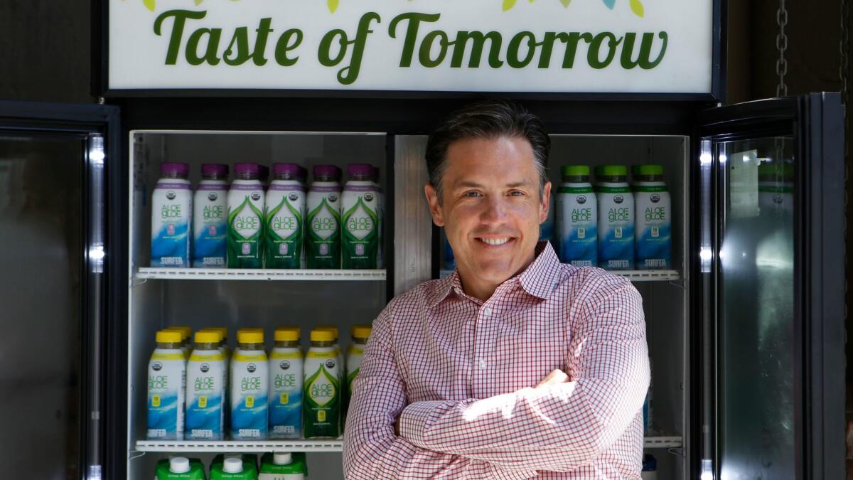 Dino Sarti, the founder and CEO of Aloe Gloe, started in the beverage industry as a Coca-Cola intern.