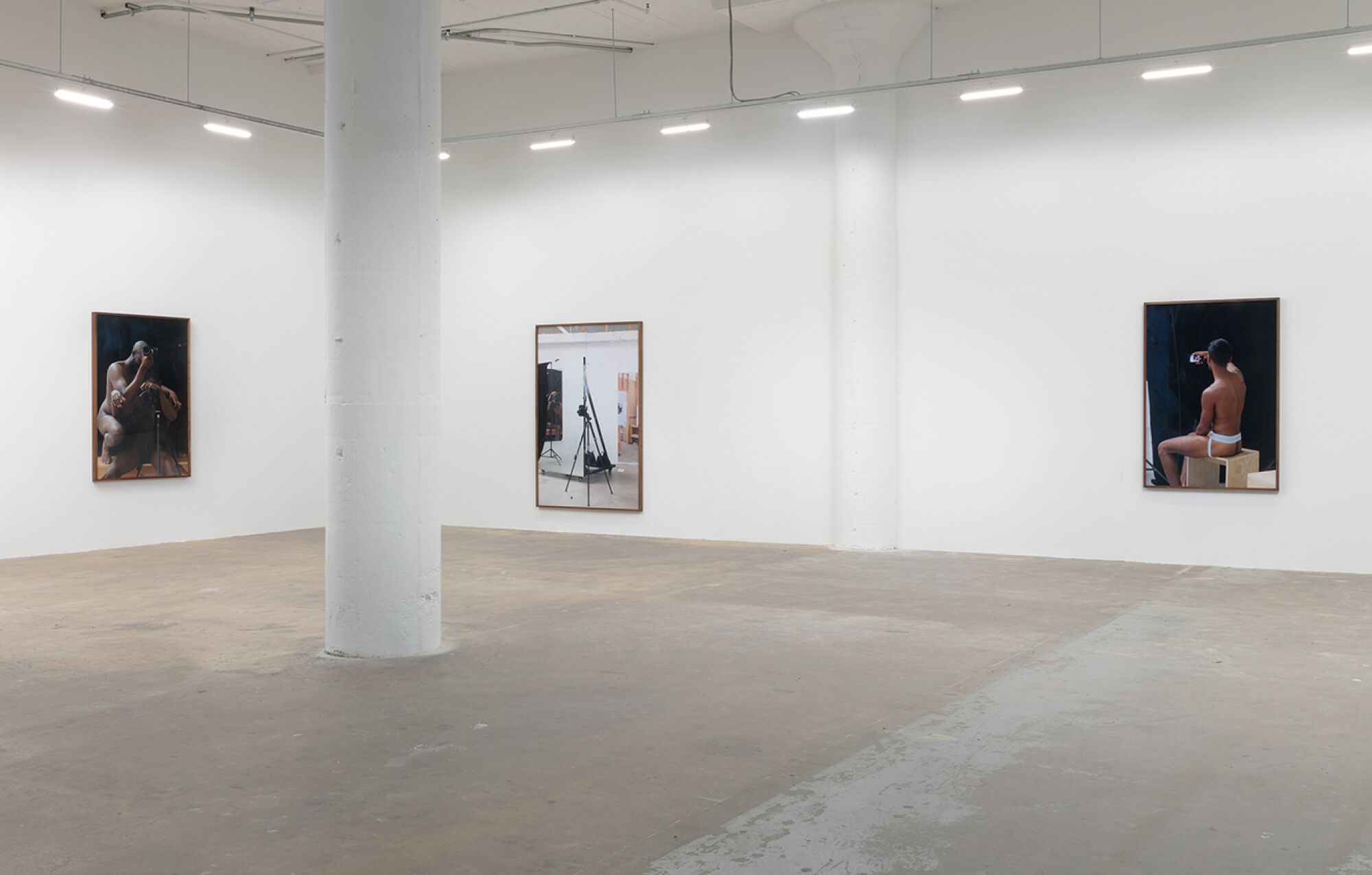 Paul Mpagi Sepuya's solo show, "A conversation (about) around pictures," at Vielmetter Los Angeles.